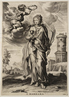 KG 17434
<br/>
S. Barbara
<br/>
<em>Galle, Cornelis I (1576-1650)</em>